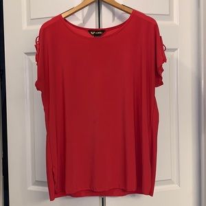 Coral Blouse